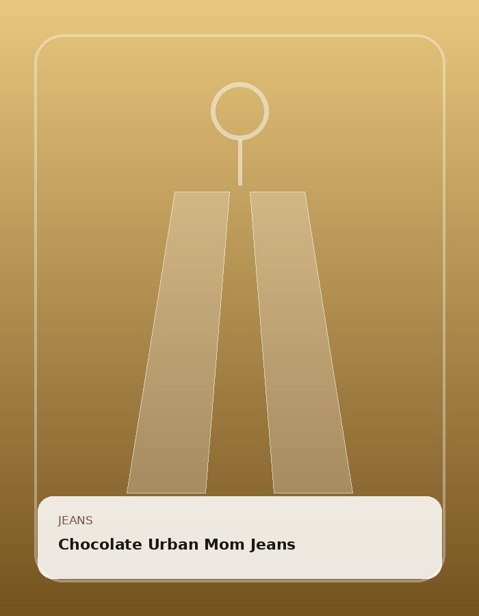 Chocolate Urban Mom Jeans