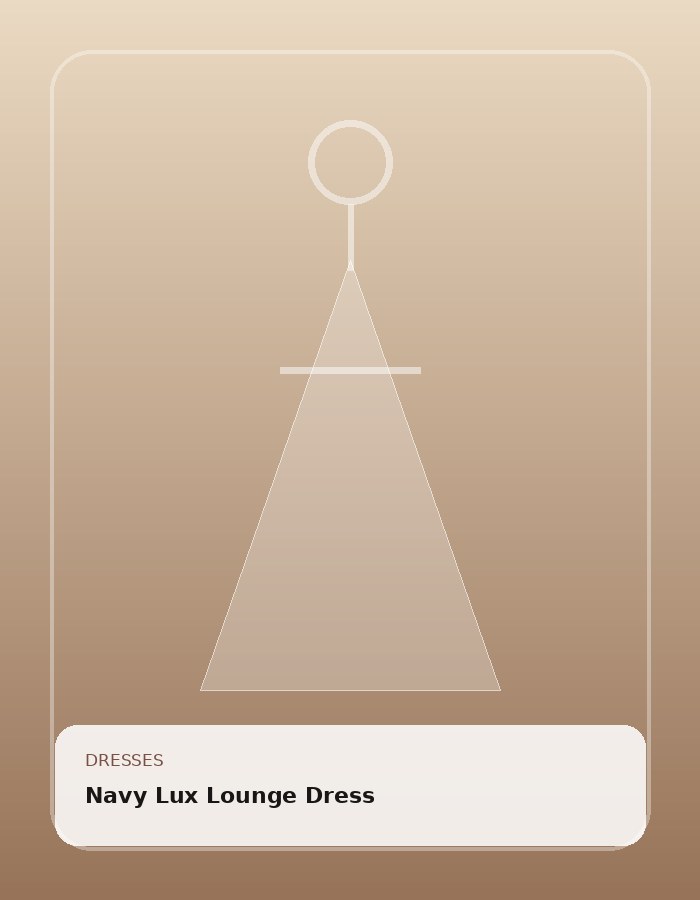 Navy Lux Lounge Dress