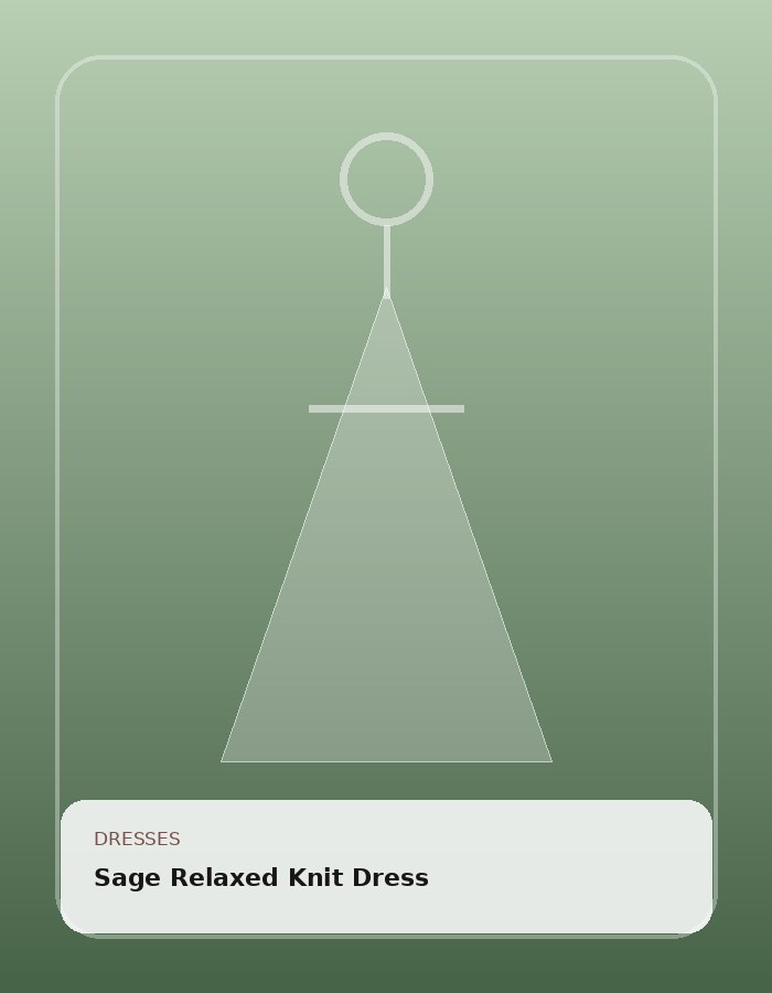 Sage Relaxed Knit Dress